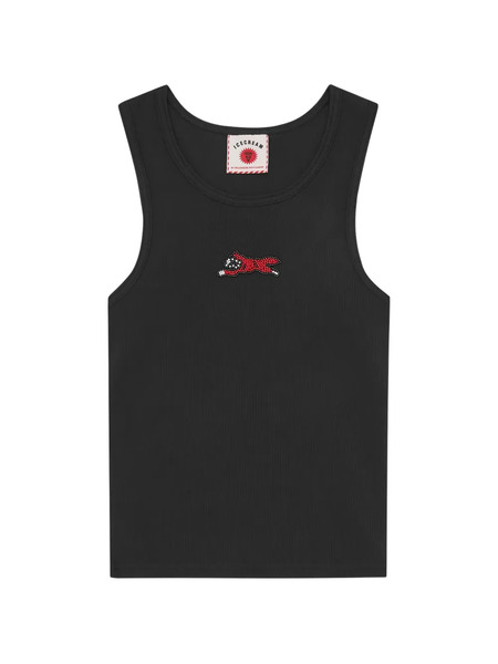  Icecream Beaded-embellishment Tank Top - Black 