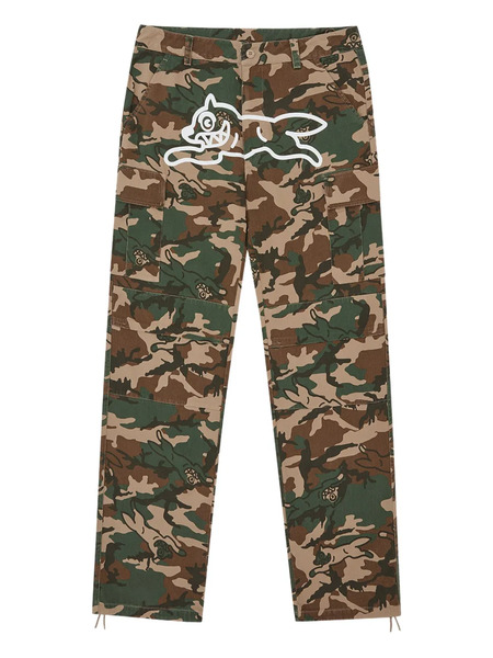  Icecream Camouflage Logo Trousers - Green 