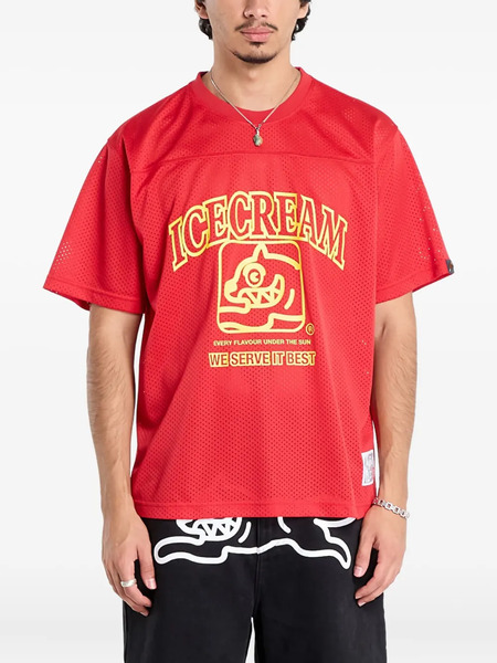  Icecream Logo-print T-shirt - Red 