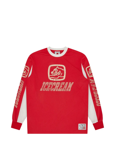  Icecream Long-sleeve Graphic T-shirt - Red 