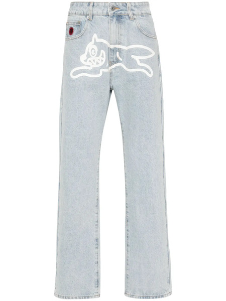  Icecream Running Dog Straight-leg Jeans - Blue 