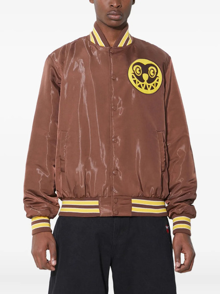  Icecream Satin Bomber Jacket - Black 