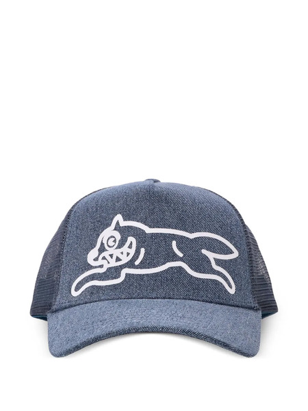  Icecream Wolf-print Trucker Cap - Blue 