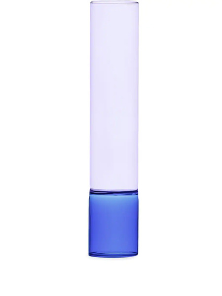  Ichendorf Milano Large Bamboo Grooved Vase - Blue 