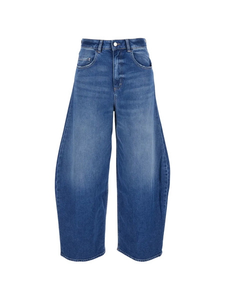  Icon Denim Button Jeans - Blue 
