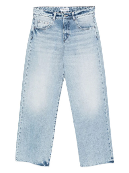  Icon Denim Frayed-edges Jeans - Blue 