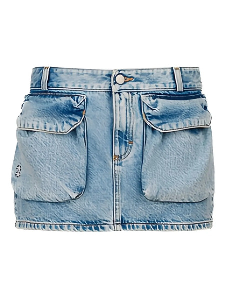  Icon Denim Gio Mini Skirt - Blue 