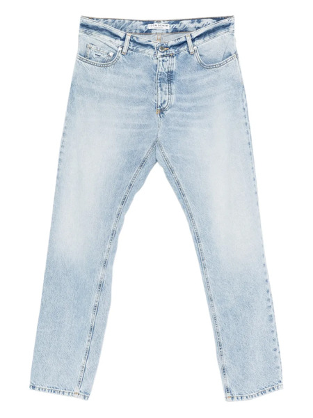  Icon Denim Light-wash Five-pocket Denim Jeans - Blue 