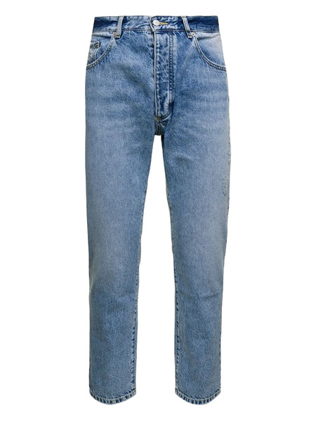  Icon Denim Logo-patch Jeans - Blue 
