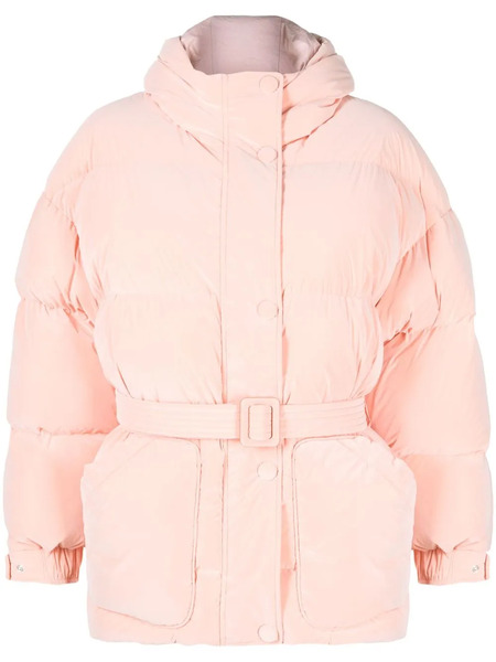  Ienki Ienki Belted Puffer Jacket - Pink 