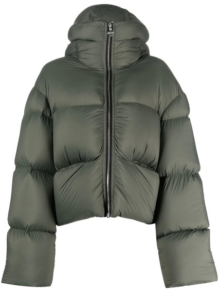  Ienki Ienki Kenny Cropped Padded Jacket - Green 