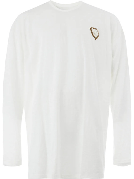  Ih Nom Uh Nit Chest Patch Oversize T-shirt - White 