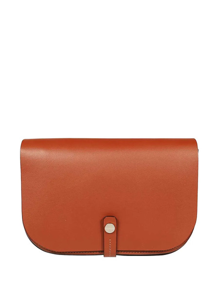 Il Bisonte Flap Closure Leather Shoulder Bag - Brown 