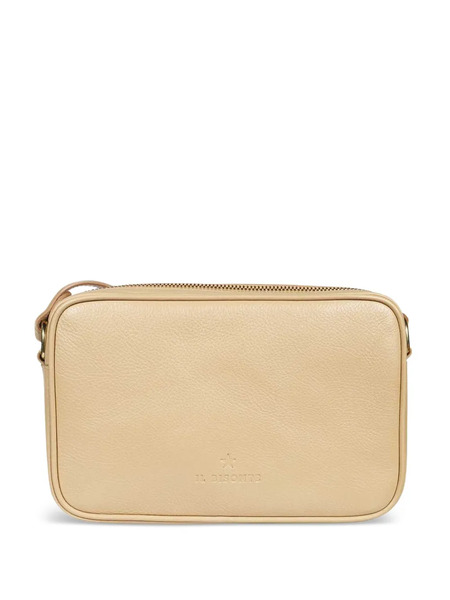  Il Bisonte Logo-detail Leather Cross Body Bag - Neutrals 