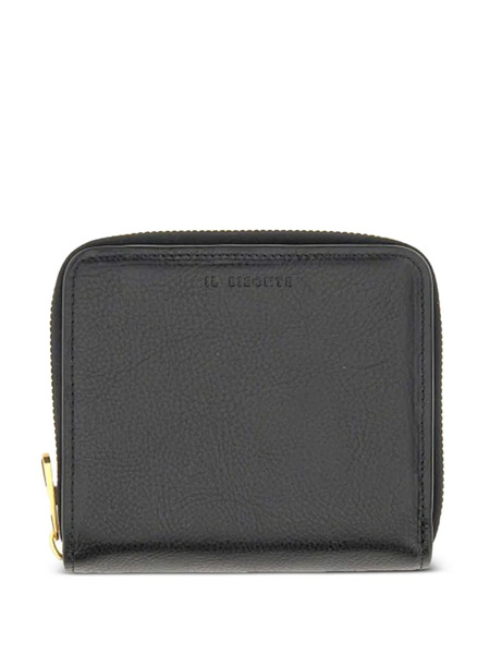  Il Bisonte Zipped Wallet - Black 