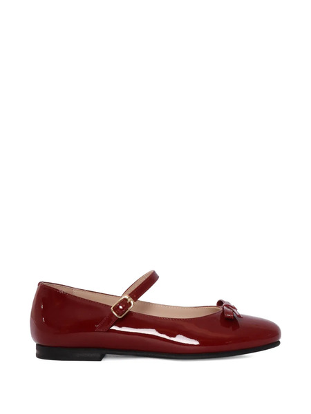  Il Gufo Bow-detail Ballet Flats - Red 