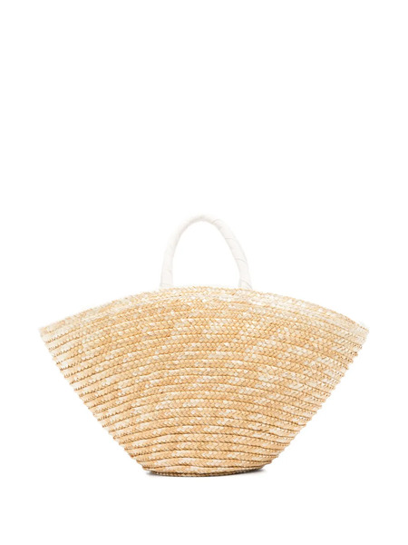  Il Gufo Braided-straw Tote Bag - Neutrals 