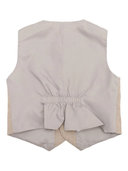  Il Gufo Button-fastening Waistcoat - Neutrals 