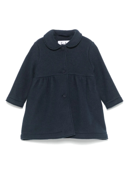  Il Gufo Button-up Flared Coat - Blue 