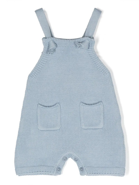  Il Gufo Cable Knit Shorties - Blue 