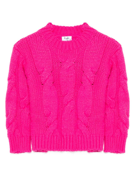  Il Gufo Cable-knit Sweater - Pink 