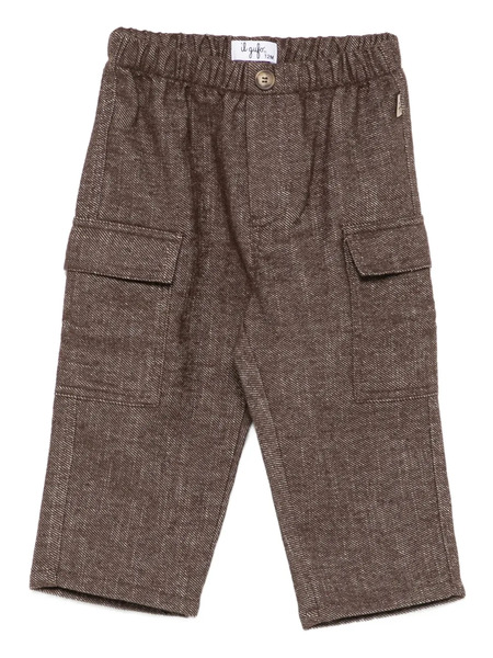  Il Gufo Cargo Trousers - Brown 
