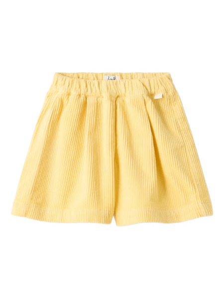  Il Gufo Corduroy Elasticated Shorts - Yellow 