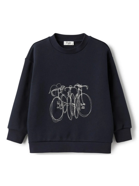  Il Gufo Cotton Sweater - Blue 