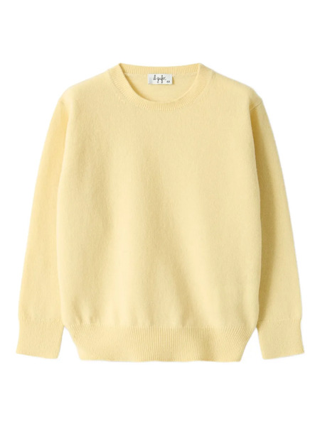  Il Gufo Crew-neck Long-sleeve Sweatshirt - Yellow 