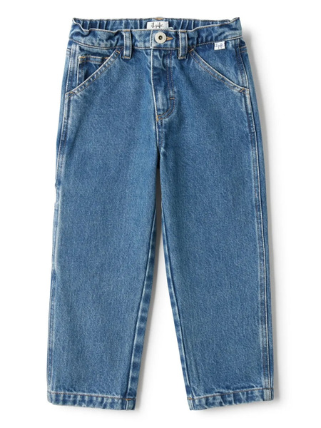 Il Gufo Elasticated-waist Jeans - Blue 