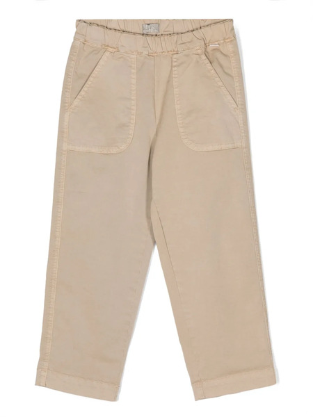 Il Gufo Elasticated-waist Straight-leg Trousers - Neutrals 