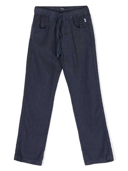  Il Gufo Elasticated-waist Trousers - Blue 