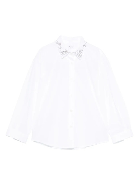  Il Gufo Embroidered-collar Shirt - White 