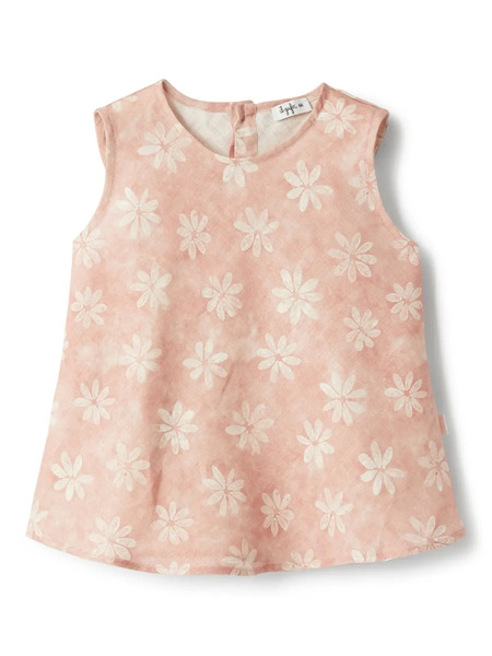  Il Gufo Floral-print Top - Pink 