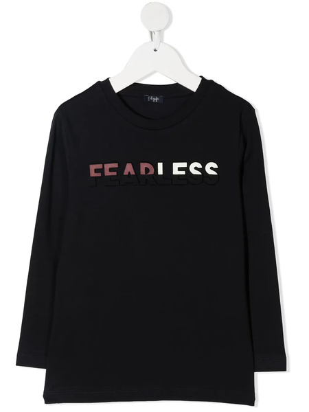  Il Gufo Graphic-print Crew-neck Tee - Blue 