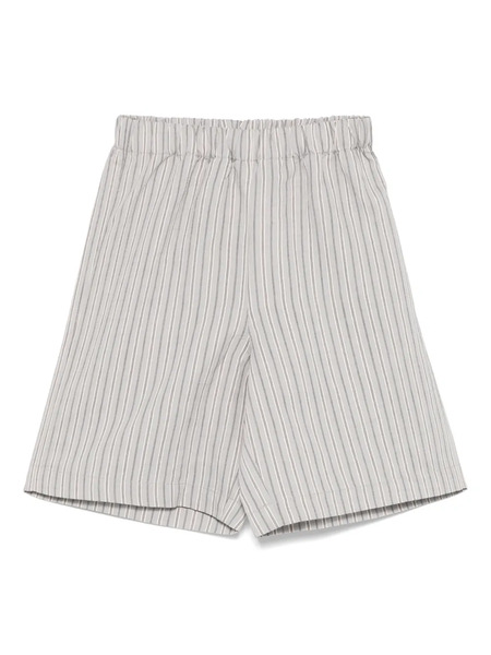  Il Gufo Halo-stripe Shorts - Grey 