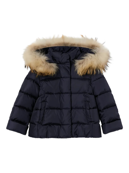  Il Gufo Hooded Jacket - Blue 