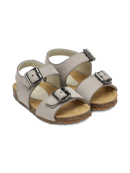  Il Gufo Leather Sandals - Grey 