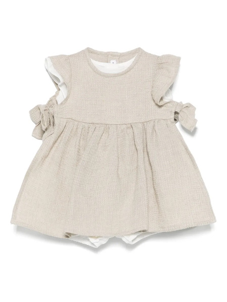  Il Gufo Linen Dress - Neutrals 