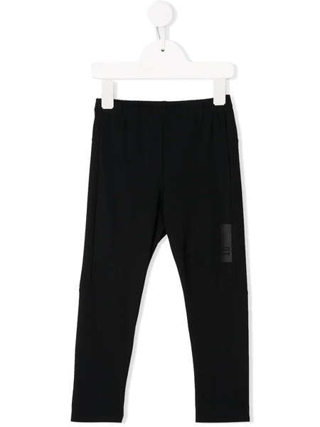  Il Gufo Logo Panel Leggings - Black 