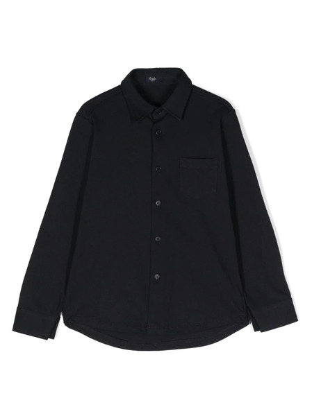  Il Gufo Long-sleeve Cotton Shirt - Blue 