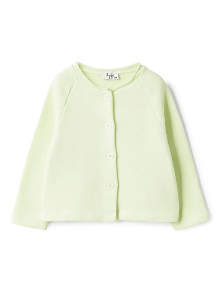  Il Gufo Long-sleeved Cardigan - Green 