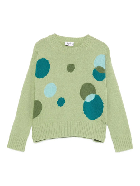  Il Gufo Patterned Jumper - Green 