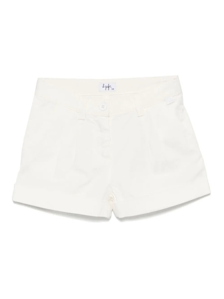  Il Gufo Pleated Shorts - White 