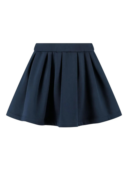  Il Gufo Pleated Skirt And Sweatshirt Set - Blue 