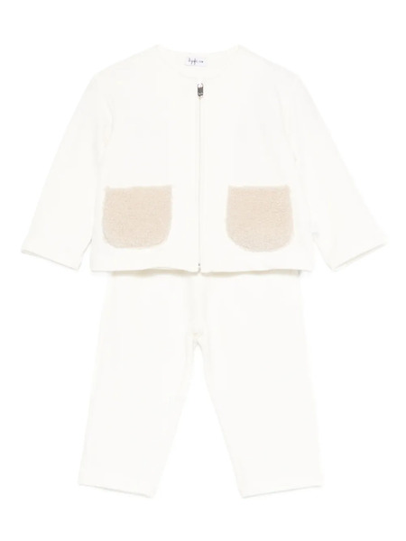  Il Gufo Pocket Zip Tracksuit - White 