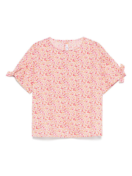  Il Gufo Printed Blouse - Pink 