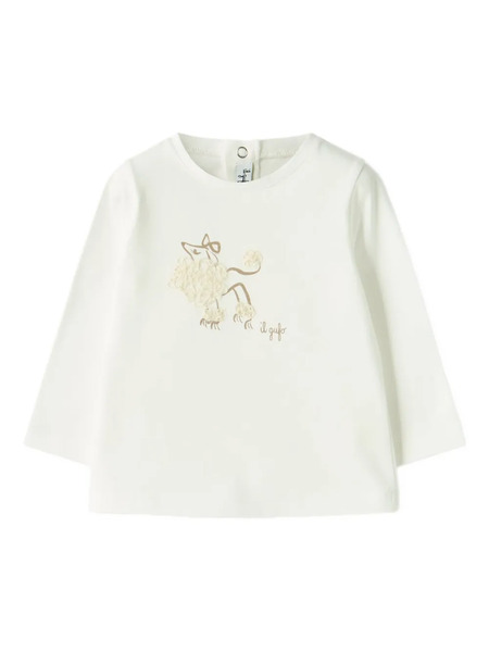  Il Gufo Printed T-shirt - Neutrals 