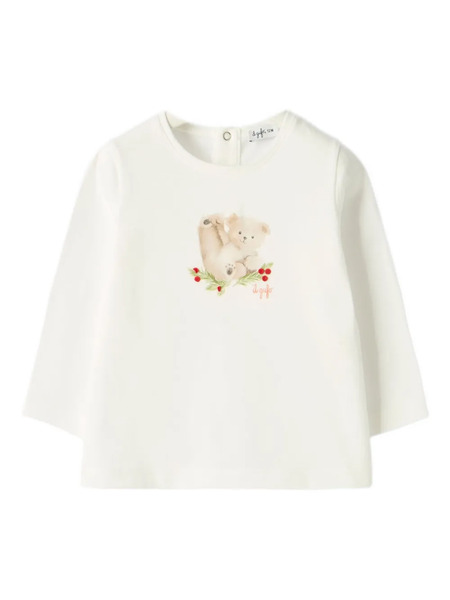  Il Gufo Printed T-shirt - White 