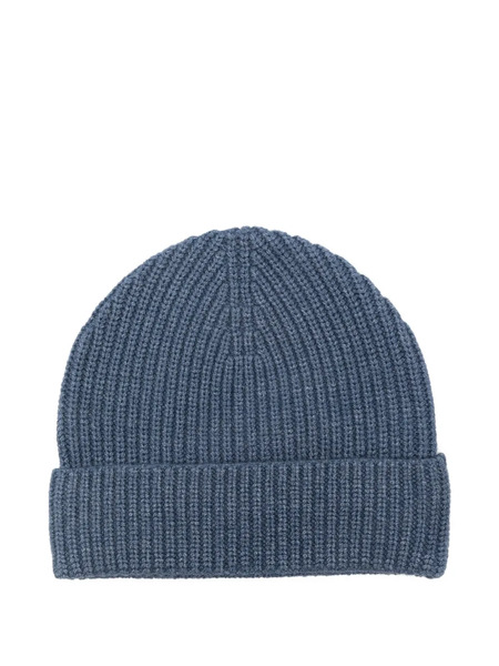  Il Gufo Ribbed-knit Beanie - Blue 